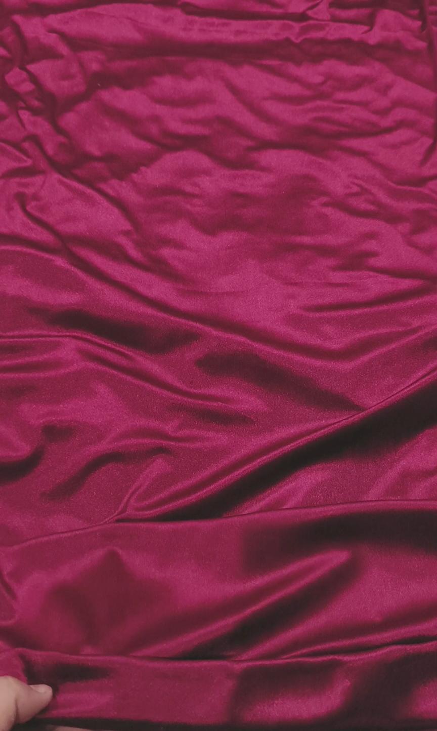 🥳 Big Sale in new Colors M-6433  Imported Korean Sada Plan Velvet Shirt & Truzer 2pc