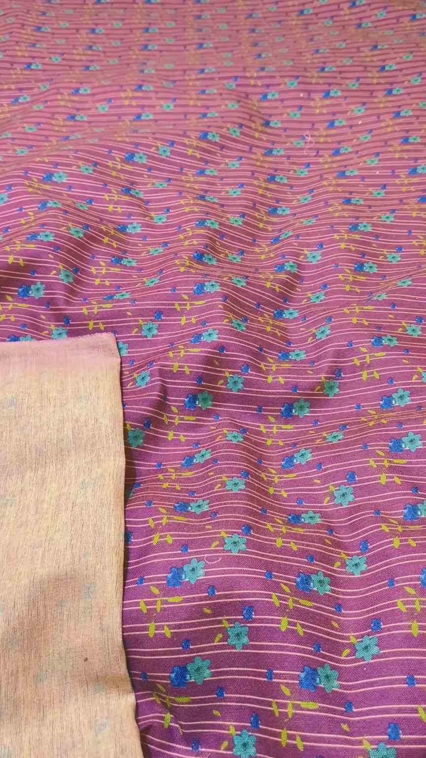 🥳 Sale Sale M-6391 Imported Korean 😱(Camel Wool) Same print shirt & Truzer 2pc