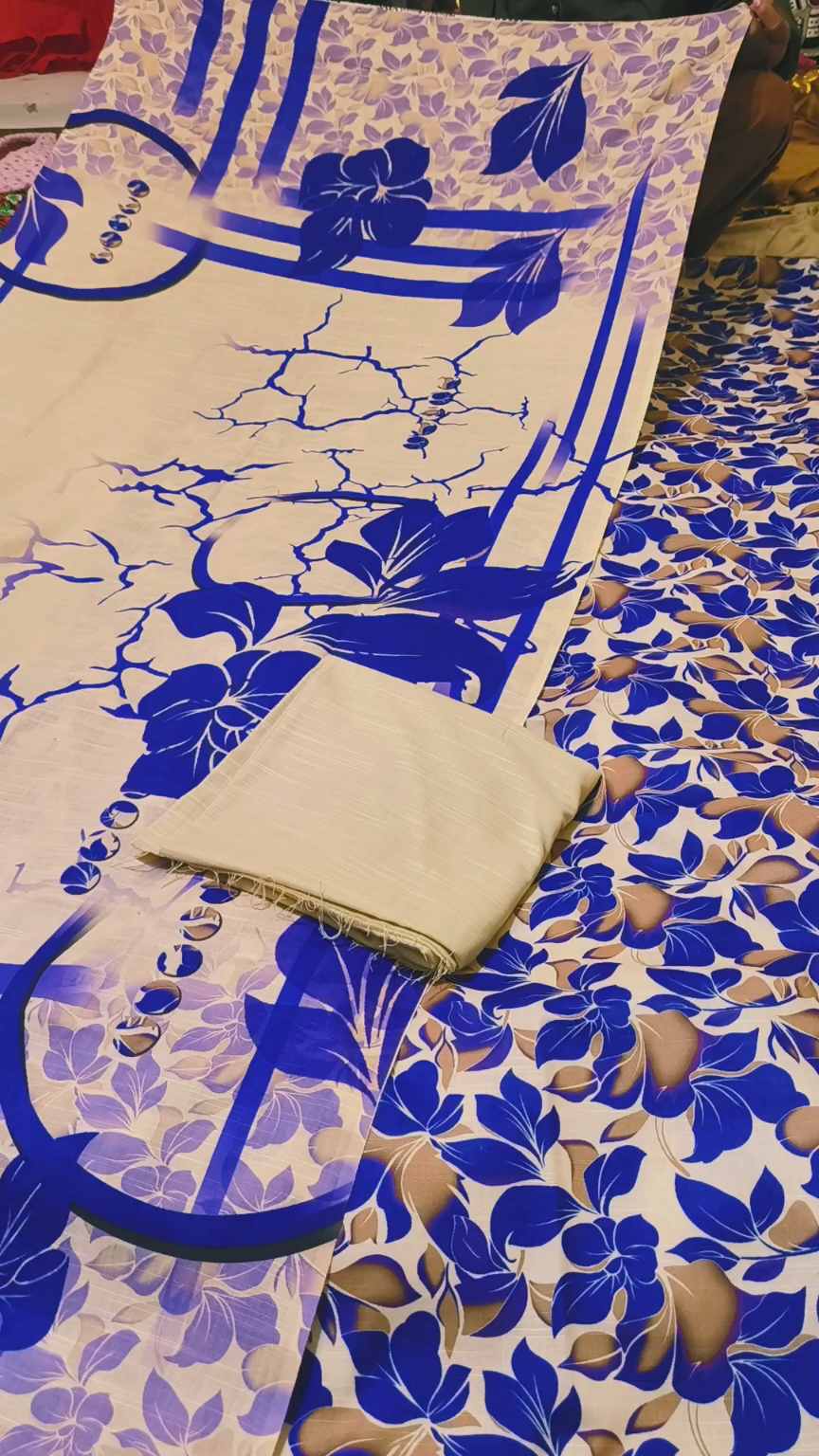 3pc 🥳😱 Sale Sale M-6361 Imported Digital Dorria Soft Khadder 3pc suit